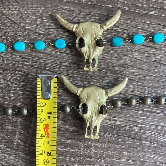 Bundle of 2 Farrah B Western Longhorn Bracelets - Picture 5 of 6